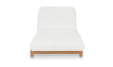 Enzo Outdoor Adjustable Lounge Chair White by Moe's Home at Eve Furniture