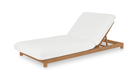Enzo Outdoor Adjustable Lounge Chair White by Moe's Home at Eve Furniture