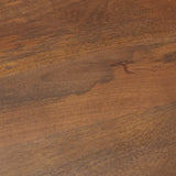 Enzo Round Tabletop w/ Fluted Wood Base Foyer Accent Table by Mercana at Eve Furniture