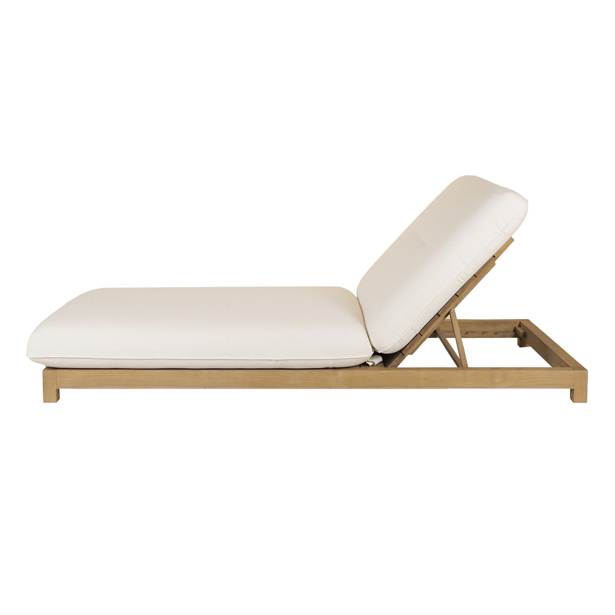Enzo White Outdoor Adjustable Lounge Chair by Moe's Home at Eve Furniture