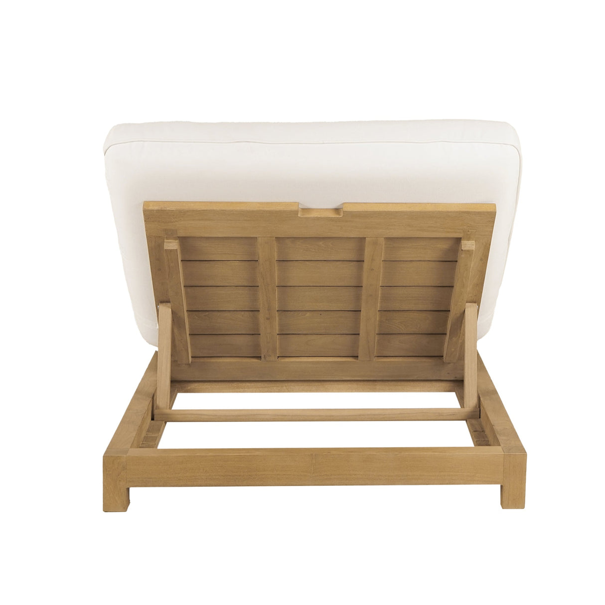 Enzo White Outdoor Adjustable Lounge Chair by Moe's Home at Eve Furniture