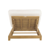 Enzo White Outdoor Adjustable Lounge Chair by Moe's Home at Eve Furniture