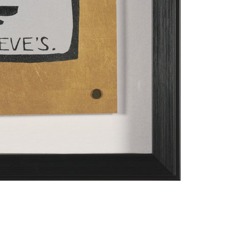 Ephemera Exhibition by The Vintage Collection Hand Embelished Text Framed Artwork Matted under Glass by Mercana at Eve Furniture