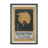 Ephemera Exhibition by The Vintage Collection Hand Embelished Text Framed Artwork Matted under Glass by Mercana at Eve Furniture