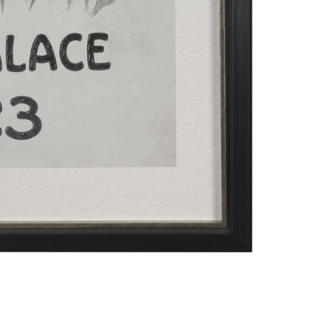 Ephemera Flower Show by The Vintage Collection Hand Embelished Framed Artwork Matted under Glass by Mercana at Eve Furniture