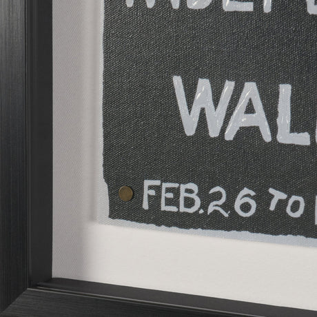 Ephemera Independent by The Vintage Collection Hand Embelished Text Frame Artwork Matted under Glass by Mercana at Eve Furniture