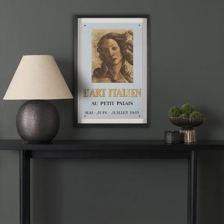 Ephemera L'Art by The Vintage Collection Hand Embelished Textured Framed Artwork Matted under Glass by Mercana at Eve Furniture