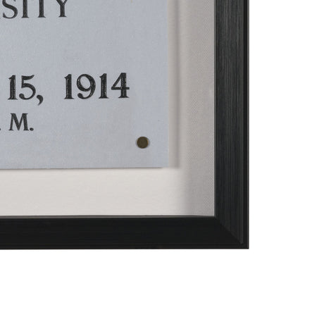 Ephemera Sculpture by The Vintage Collection Hand Embelished Text Framed Artwork Matted under Glass by Mercana at Eve Furniture