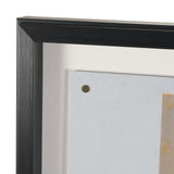 Ephemera Sculpture by The Vintage Collection Hand Embelished Text Framed Artwork Matted under Glass by Mercana at Eve Furniture