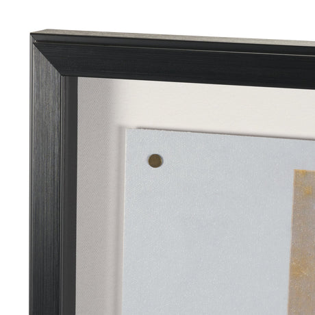 Ephemera Sculpture by The Vintage Collection Hand Embelished Text Framed Artwork Matted under Glass by Mercana at Eve Furniture