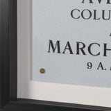 Ephemera Sculpture by The Vintage Collection Hand Embelished Text Framed Artwork Matted under Glass by Mercana at Eve Furniture