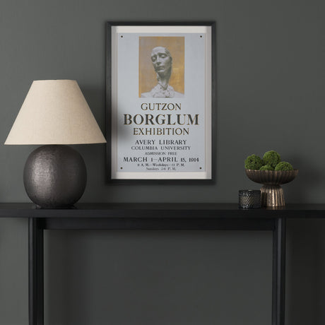 Ephemera Sculpture by The Vintage Collection Hand Embelished Text Framed Artwork Matted under Glass by Mercana at Eve Furniture