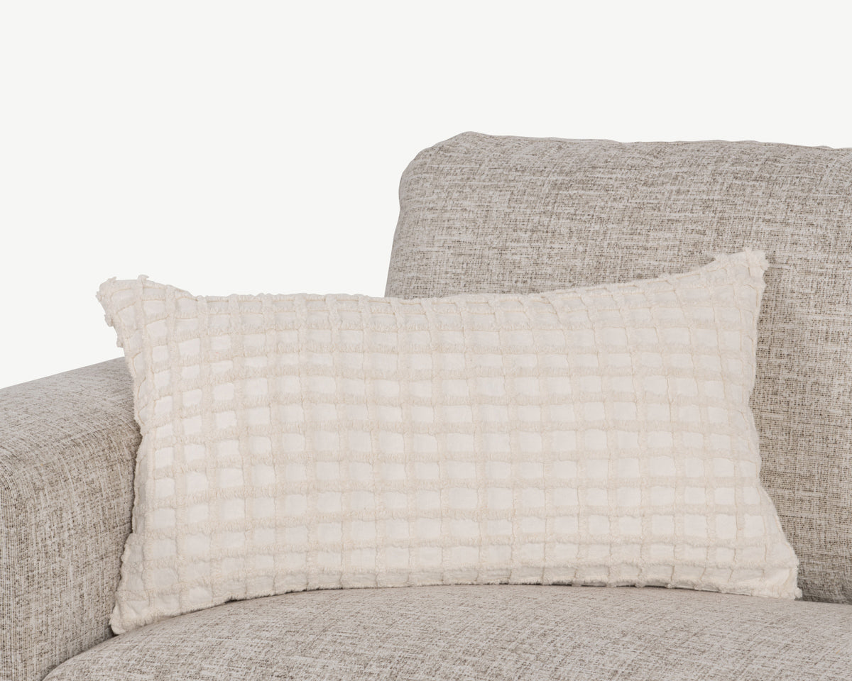 EQ Ion Ivory Multiple Sizes Throw Pillow (Set of 2) by Classic Home at Eve Furniture