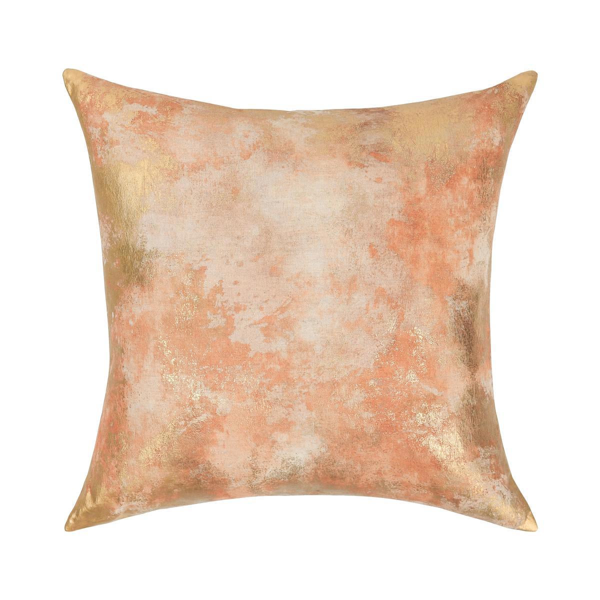 EQ Onara Burnt Orange/Gold 22x22 Throw Pillow (Set of 2) by Classic Home at Eve Furniture