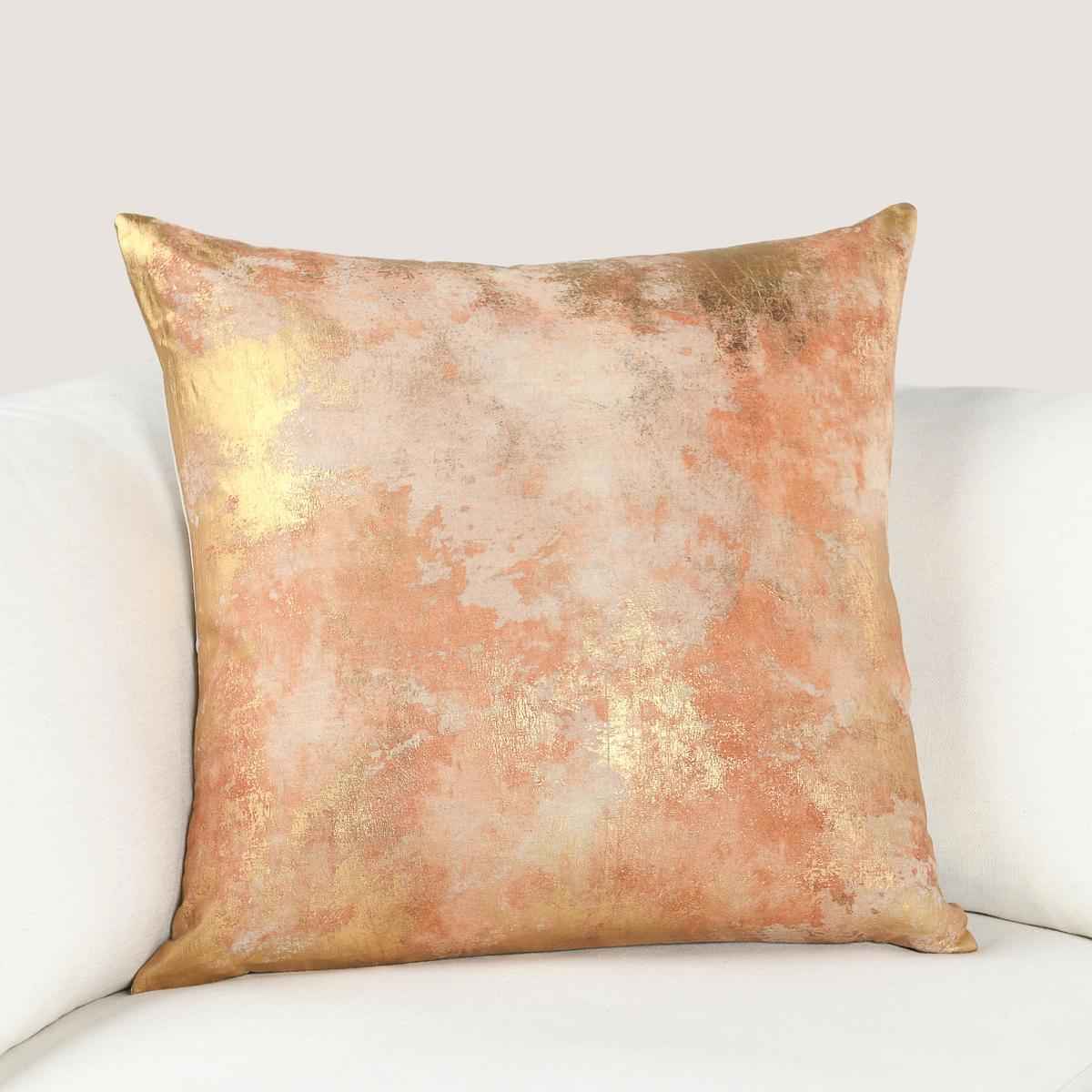 EQ Onara Burnt Orange/Gold 22x22 Throw Pillow (Set of 2) by Classic Home at Eve Furniture