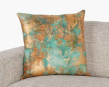 EQ Onara Turquoise Copper 22x22 Throw Pillow (Set of 2) by Classic Home at Eve Furniture