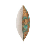 EQ Onara Turquoise Copper 22x22 Throw Pillow (Set of 2) by Classic Home at Eve Furniture