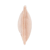 EQ Taiga Peach Faux Fur Multiple Sizes Throw Pillow (Set of 2) by Classic Home at Eve Furniture