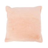 EQ Taiga Peach Faux Fur Multiple Sizes Throw Pillow (Set of 2) by Classic Home at Eve Furniture