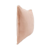 EQ Taiga Peach Faux Fur Multiple Sizes Throw Pillow (Set of 2) by Classic Home at Eve Furniture