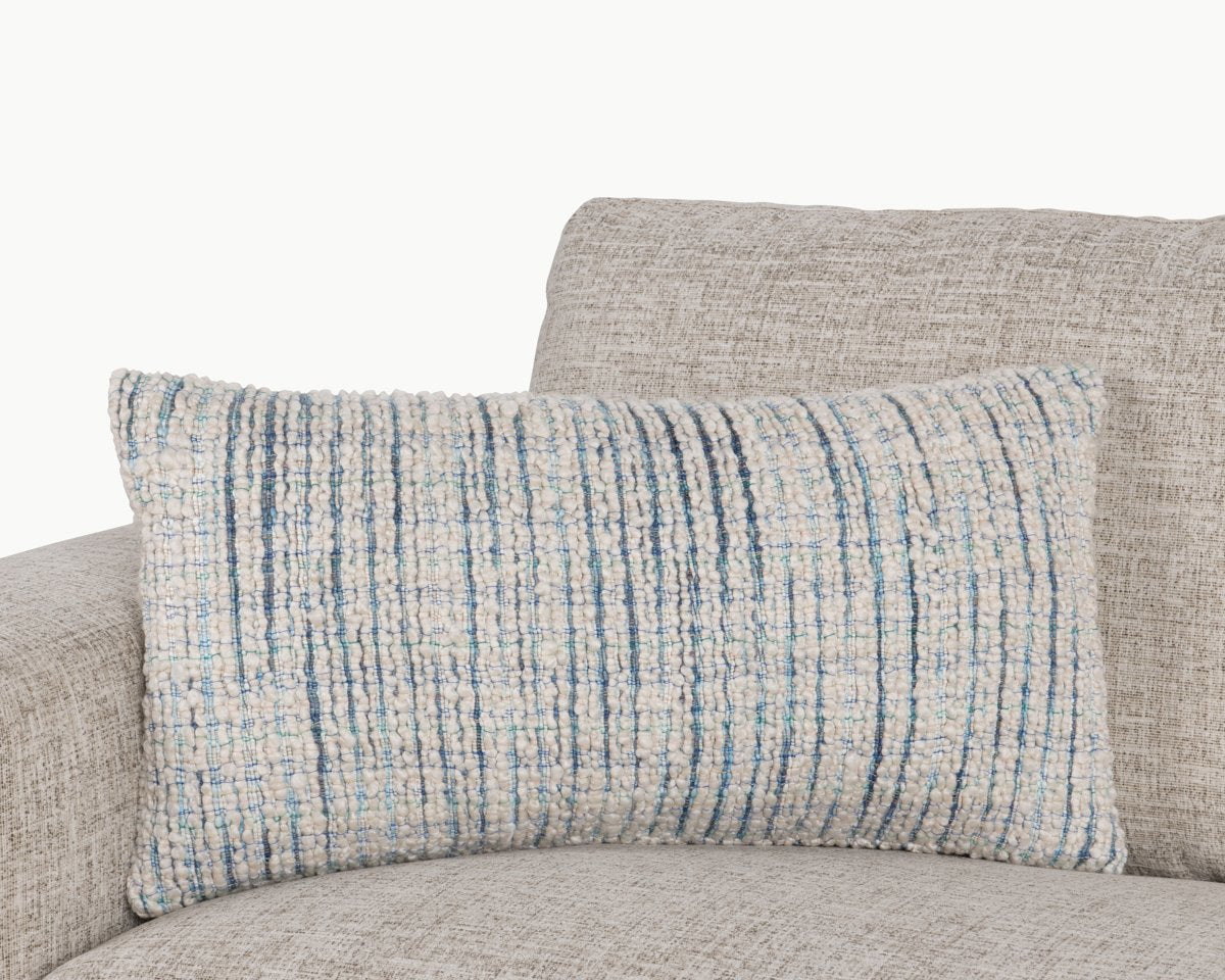 EQ Trona Blue/Ivory Multiple Sizes Throw Pillow (Set of 2) by Classic Home at Eve Furniture