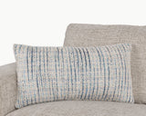 EQ Trona Blue/Ivory Multiple Sizes Throw Pillow (Set of 2) by Classic Home at Eve Furniture