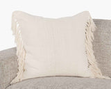 EQ Volta Ivory 22x22 Throw Pillow (Set of 2) by Classic Home at Eve Furniture