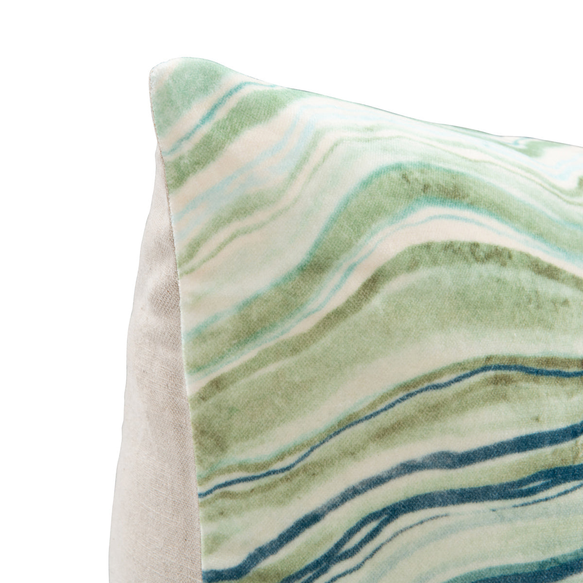 EQ Zircon Blue Multi 22x22 Throw Pillow by Classic Home at Eve Furniture
