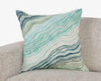 EQ Zircon Blue Multi 22x22 Throw Pillow by Classic Home at Eve Furniture