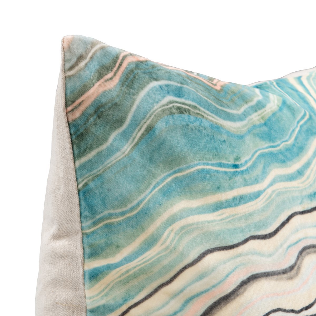 EQ Zircon Mint Multi 22x22 Throw Pillow by Classic Home at Eve Furniture