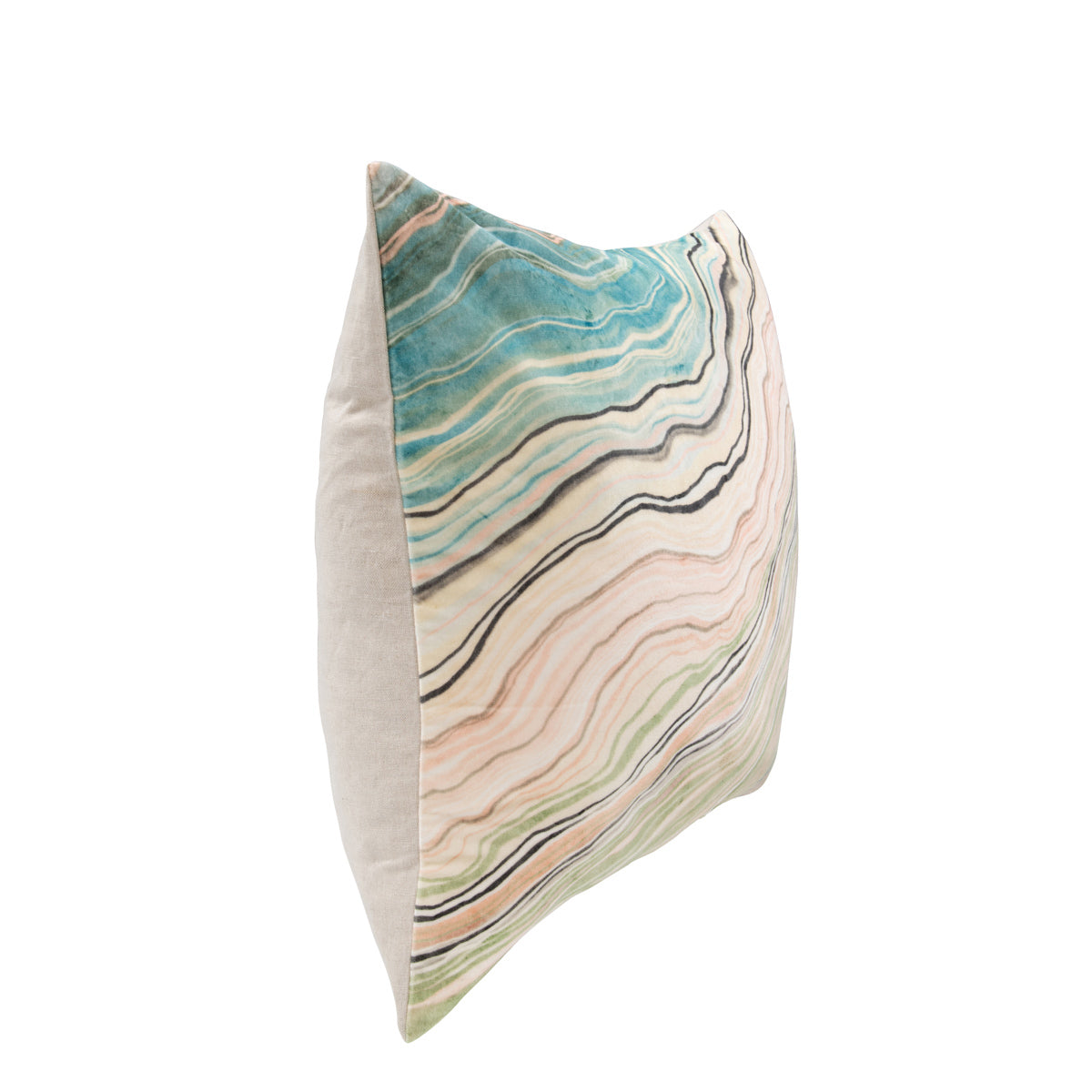 EQ Zircon Mint Multi 22x22 Throw Pillow (Set of 2) by Classic Home at Eve Furniture