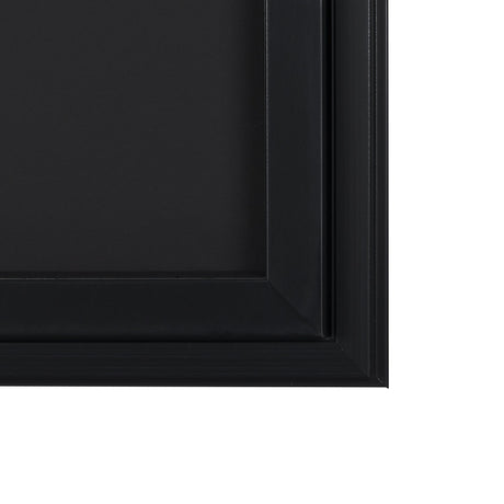Equal Quadrants Black by Studio M a handmade Original Framed 3D Textured Artwork under Glass by Mercana at Eve Furniture