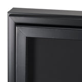 Equal Quadrants Black by Studio M a handmade Original Framed 3D Textured Artwork under Glass by Mercana at Eve Furniture