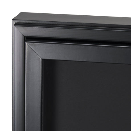 Equal Quadrants Black by Studio M a handmade Original Framed 3D Textured Artwork under Glass by Mercana at Eve Furniture