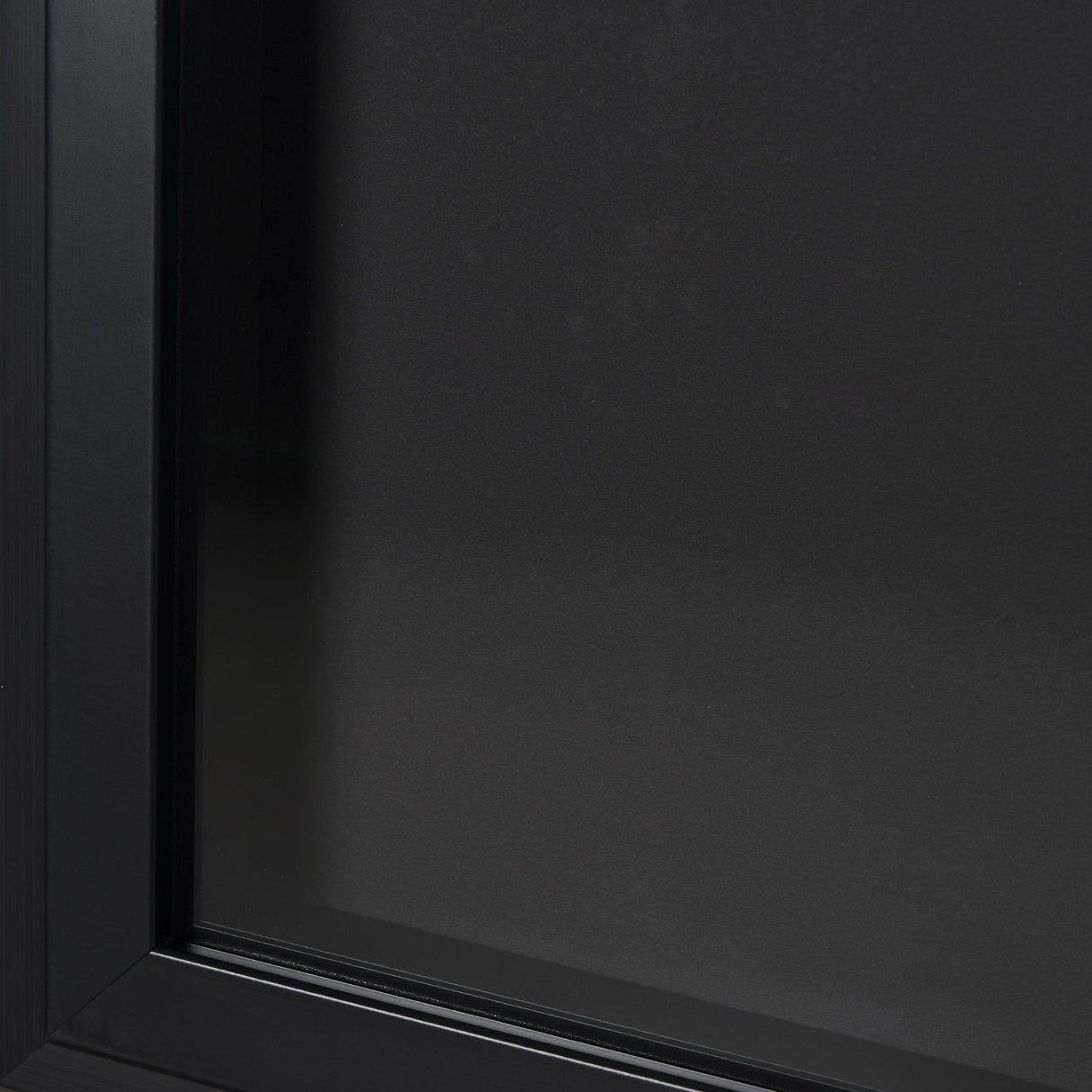 Equal Quadrants Black by Studio M a handmade Original Framed 3D Textured Artwork under Glass by Mercana at Eve Furniture