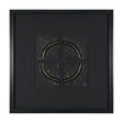 Equal Quadrants Black by Studio M a handmade Original Framed 3D Textured Artwork under Glass by Mercana at Eve Furniture