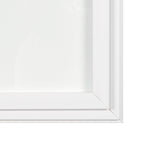 Equal Quadrants White by Studio M a handmade Original Framed 3D Textured Artwork under Glass by Mercana at Eve Furniture