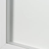 Equal Quadrants White by Studio M a handmade Original Framed 3D Textured Artwork under Glass by Mercana at Eve Furniture