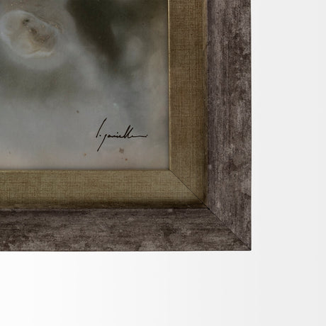 Equatorial Drift I by Mercana Studio a Hand Embellished Textured Framed Art Print Matted under Glass by Mercana at Eve Furniture