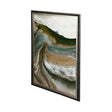 Equatorial Drift I by Mercana Studio a Hand Embellished Textured Framed Art Print Matted under Glass by Mercana at Eve Furniture