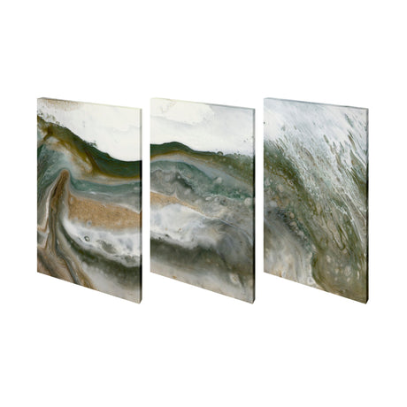 Equatorial Drift I (Set 3) by Gabrielle Crawford a Hand Embellished Textured Canvas by Mercana at Eve Furniture