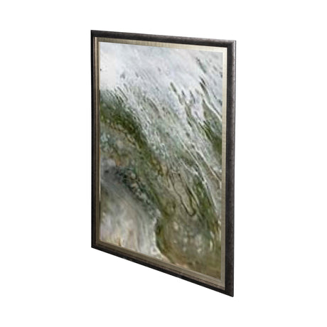 Equatorial Drift III by Mercana Studio Hand Embellished Textured Framed Art Print Matted under Glass by Mercana at Eve Furniture