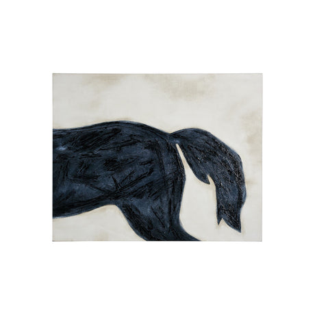 Equestrian Beauties - Close by Kristine Hegre a Hand Embellished Textured Canvas by Mercana at Eve Furniture