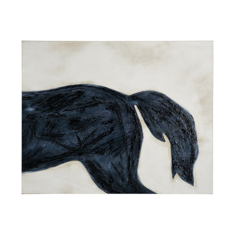 Equestrian Beauties - Close by Kristine Hegre a Hand Embellished Textured Canvas by Mercana at Eve Furniture