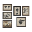 Equestrian Collection by Mercana Studio Textured Framed (Set of 6) by Mercana at Eve Furniture