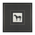 Equestrian Etching I by Mercana Studio Hand-Embellished Textured Framed Artwork Matted under Glass by Mercana at Eve Furniture