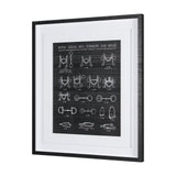 Equestrian Riding I BW by Mercana Studio Hand Embellished Framed Art Print Matted under Glass by Mercana at Eve Furniture