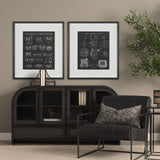 Equestrian Riding I BW by Mercana Studio Hand Embellished Framed Art Print Matted under Glass by Mercana at Eve Furniture