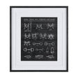 Equestrian Riding I BW by Mercana Studio Hand Embellished Framed Art Print Matted under Glass by Mercana at Eve Furniture