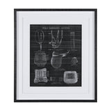 Equestrian Riding IIBW by Mercana Studio Hand Embellished Framed Art Print Matted under Glass by Mercana at Eve Furniture